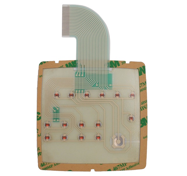 Interruptor de membrana impermeable LED integrado